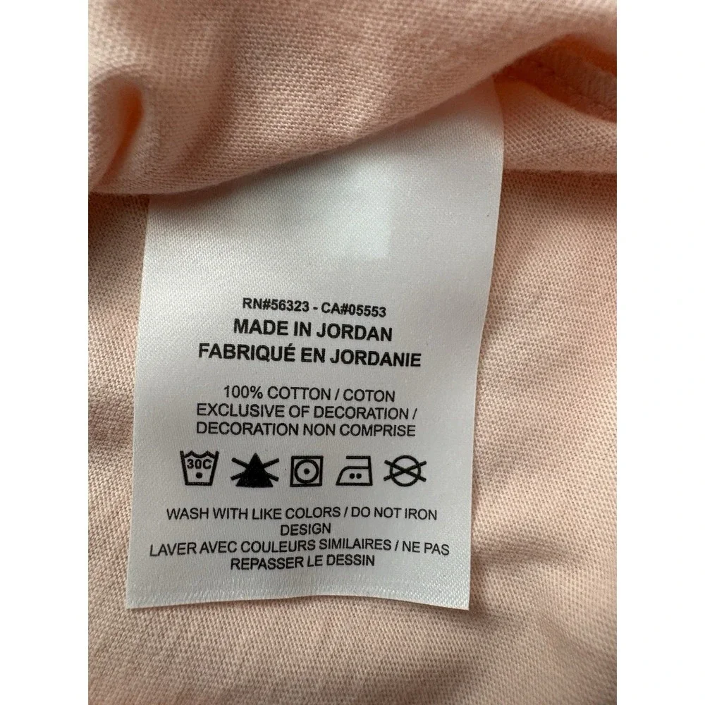 NEW Nike The Nike Tee Peach Crew Neck Short Sleeve T Shirt 2XLARGE AR4997-664 - Picture 8 of 10